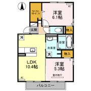 マール・ビビ A棟の間取り画像
