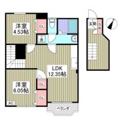 サンパティークAの間取り画像