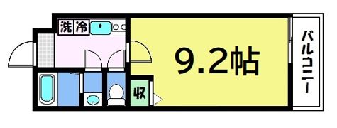 アビタシオン東山の間取り画像