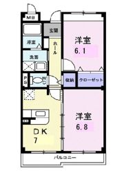 グランパス中央の間取り画像