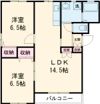 セラディBの間取り画像