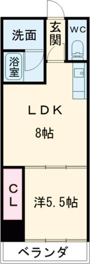 ウィングコート小松の間取り画像