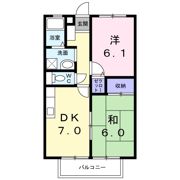 タートルハイツBの間取り画像