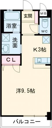 レジデンス蔵上の間取り画像