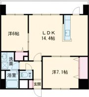 クロノス39京町本丁の間取り画像