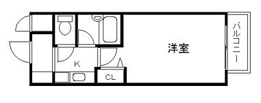 エスリード三宮第3の間取り画像