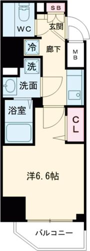プレサンス神戸元町ミューズの間取り画像