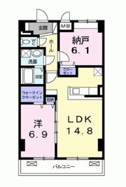 エアリーヒルズ芦屋の間取り画像