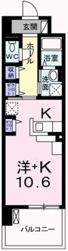 クレール姫路Ⅱの間取り画像