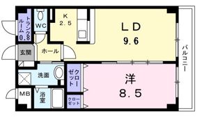 クローバー ガーデンの間取り画像