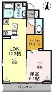 Casa date Bの間取り画像