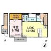 FRIENDLY SQUARE K（ﾌﾚﾝﾄﾞﾘｰｽｸｴｱｹｲ） Bの間取り画像
