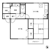 ロイヤルケビン Aの間取り画像