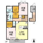 グランアベニール Ⅱの間取り画像