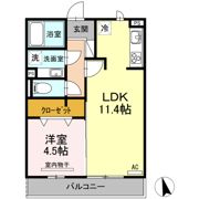 D-room南浦山の間取り画像