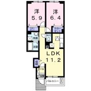 リシュ ボワの間取り画像