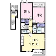 シックス シュライン エデンBの間取り画像