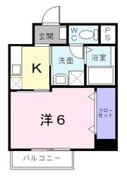 ラフィネ カヤマ Ⅰの間取り画像