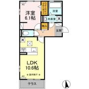 シャルマン・ペッシェⅡの間取り画像
