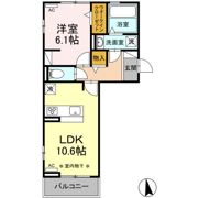 シャルマン・ペッシェⅡの間取り画像