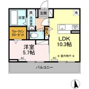 シャルマン・ペッシェⅡの間取り画像