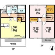 プレザント B棟の間取り画像