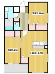 ユニティー皆春の間取り画像