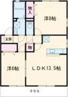 アベイユ A棟の間取り画像
