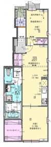 SRLコンフォート真鍋A棟の間取り画像