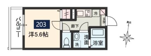 MELDIA八千代台北1丁目Aの間取り画像