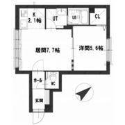 グランメール本郷通8の間取り画像