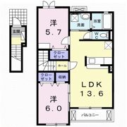 ウエイン ヒルドⅢの間取り画像