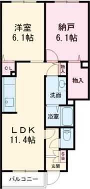 コンフォール ビアンの間取り画像