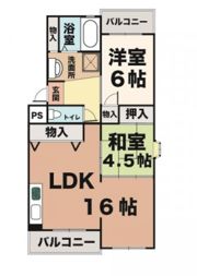 パルシティ伊川谷の間取り画像