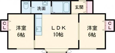 ひまわりの間取り画像