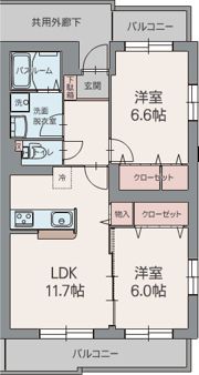 アロッジオ トガリーゼの間取り画像