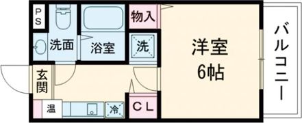 リバーサイド樫の木の間取り画像