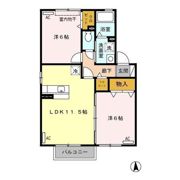 ブランソレイユの間取り画像