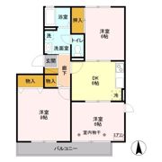 ハイカムールA＆A Aの間取り画像
