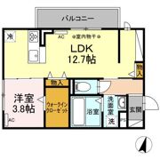 Beauport(ﾋﾞｭｰﾎﾟｰﾄ)の間取り画像
