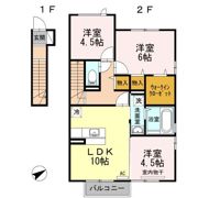 COZY COURT B棟の間取り画像