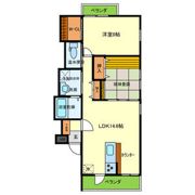 ルシオ藤井寺の間取り画像