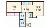 コーポ我妻の間取り画像
