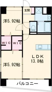 THE SQUARE Glory Residenceの間取り画像
