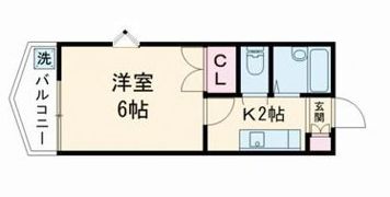 スカイプラザ新田の間取り画像