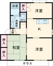 サニーコート半田の間取り画像