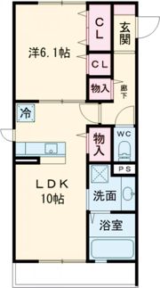 セジュール福田の間取り画像