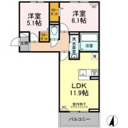 スカイビューR4の間取り画像