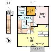 グレイスアベニュー一身田 Aの間取り画像