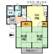 ファミールコーポ高屋8の間取り画像